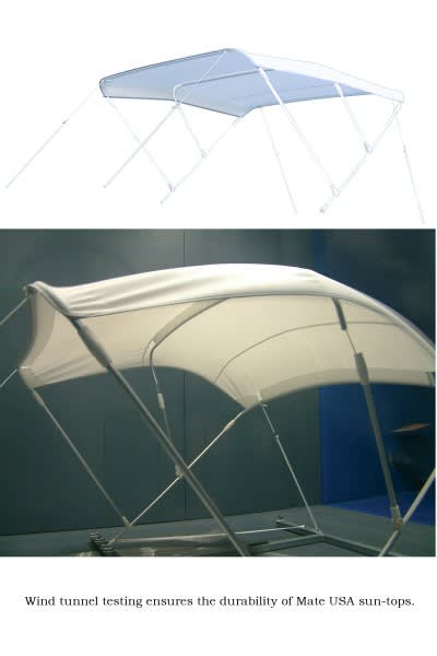 Folding Bimini Adds Shade and Style to Boats