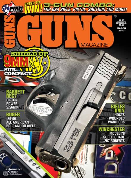 Smith & Wesson M&P Shield Lives Up to the Hype in March Issue of GUNS Magazine