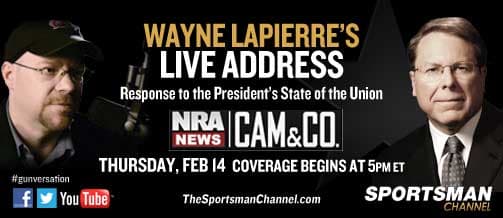 Sportsman Channel to Air Wayne LaPierre’s First Response to the State of the Union Address Live