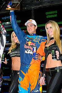 Dungey Finishes 3rd Overall at Dallas Supercross