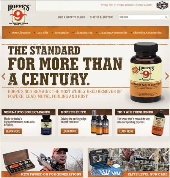 The Legend in Gun Care Introduces a new and Improved Hoppes.com