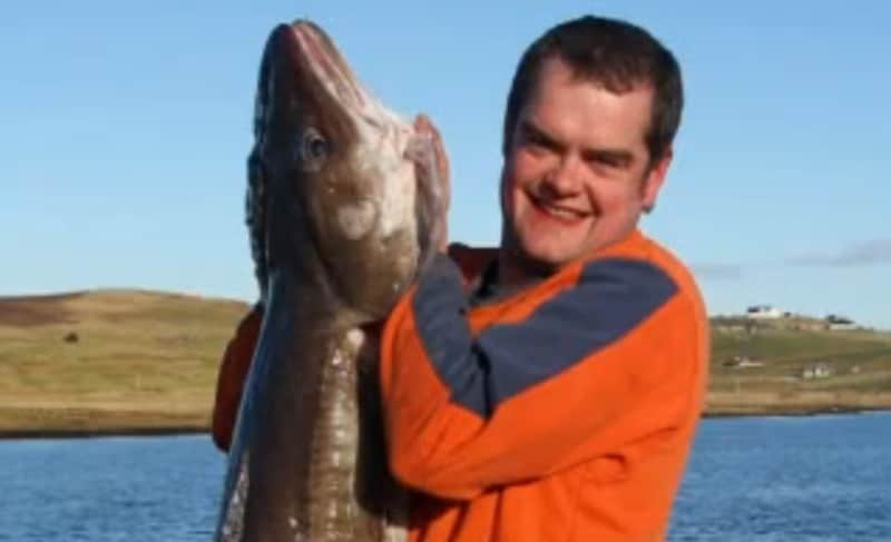 Giant Ling Cod Caught in Scotland