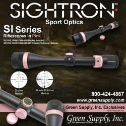 Green Supply Named Exclusive Distributor for New SIH Pink Series Riflescopes from Sightron