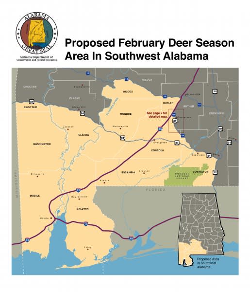 Approved Actions by Alabama Conservation Advisory Board