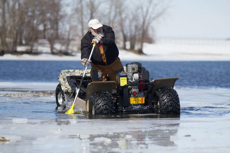 The Wilcraft Hybrid Ice Fishing ATV