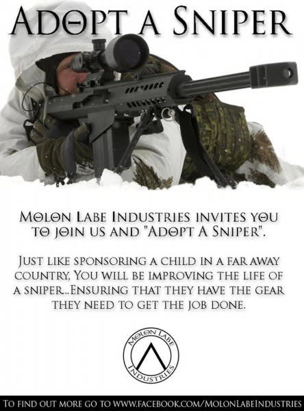 Molon Labe Industries “Adopts” Two Sniper Teams