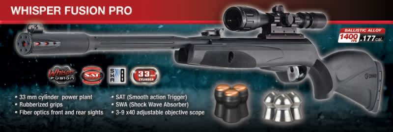 Gamo Launches New Whisper Fusion Pro Air Rifle, Headlining Gamo Outdoor USA’s 2013 Product Lineup