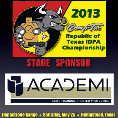 ACADEMI Sponsors Comp-Tac Republic of Texas IDPA Championship