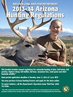 2013-14 Arizona Hunting Regulations Are Available Online
