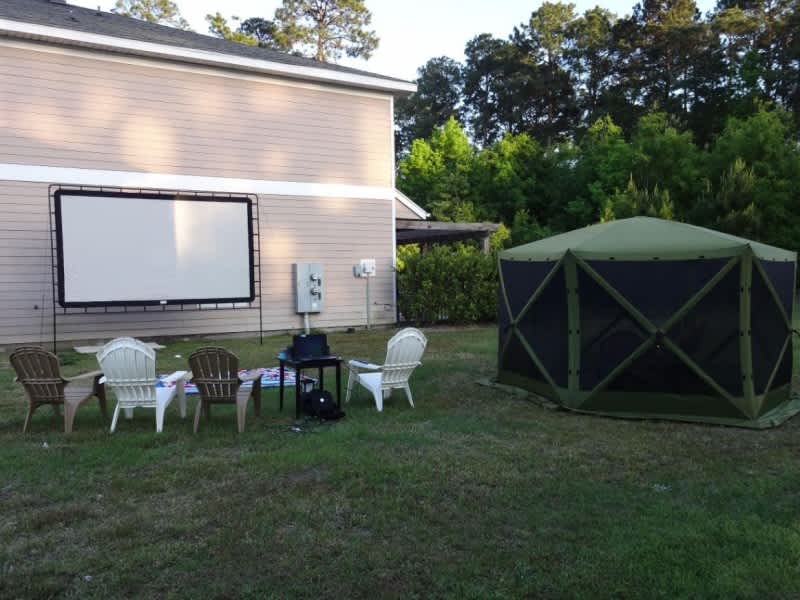 Camp Chef’s Outdoor Big Screen Makes Movie Night a Hit