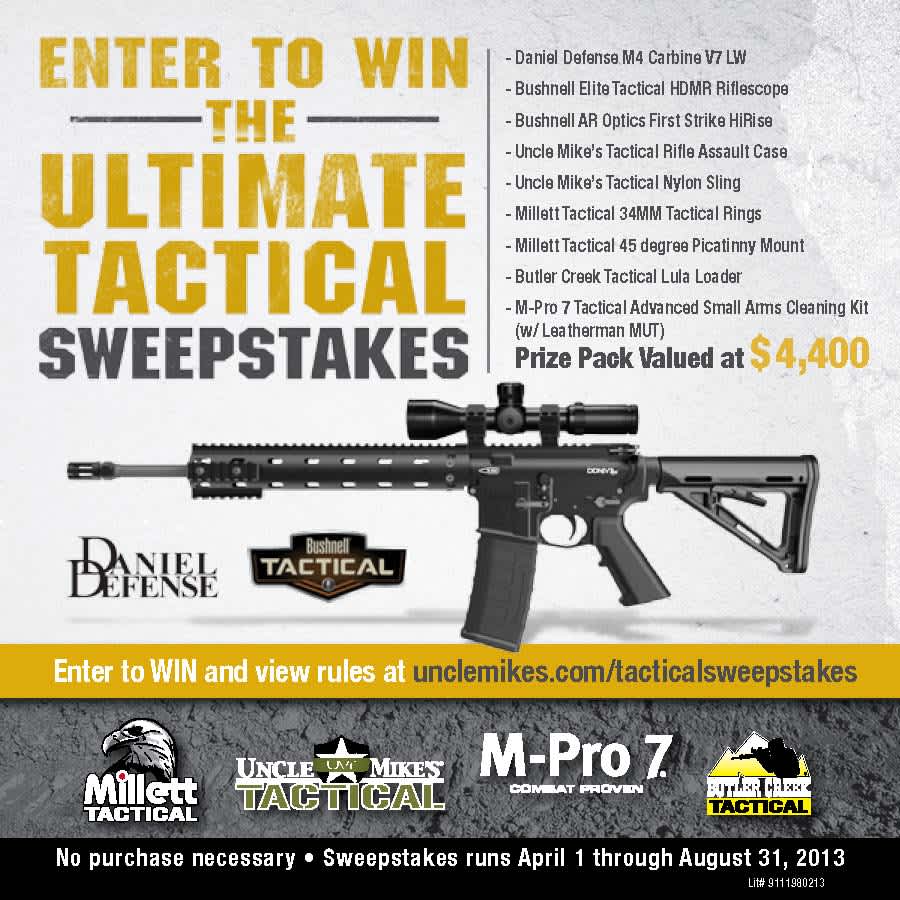 Uncle Mike’s Launches the Ultimate Tactical Sweepstakes