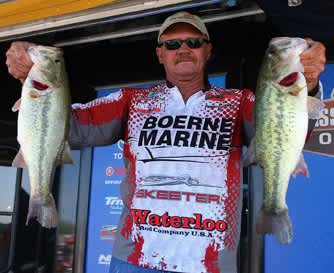 Johnson Likes Falling Red River in Louisiana