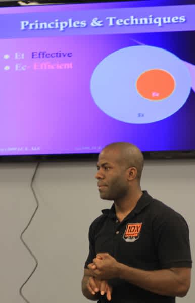 Omari Broussard Leads his First CFS Instructor Development Course in Ohio