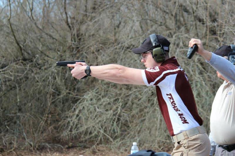 Williams Named Corps of Cadets Marksmanship Unit Outstanding Cadet of the Year at Texas A&M
