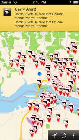 Carry Alerts: The GPS App for the Cautious Gun Owner