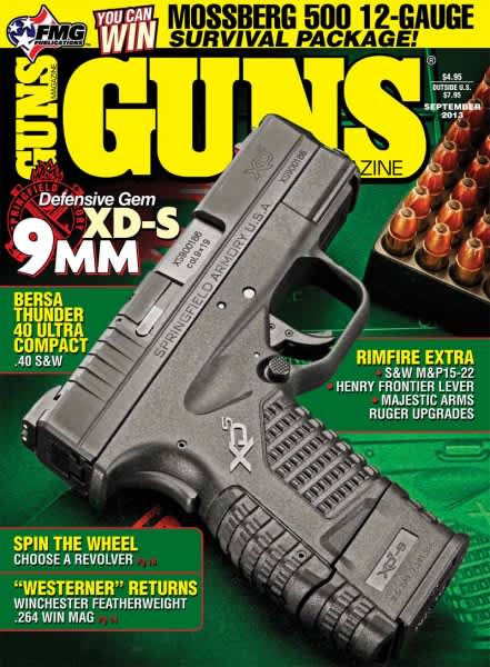 Springfield Armory’s XD-S 9mm Delivers Compact Performance in September Issue of GUNS Magazine
