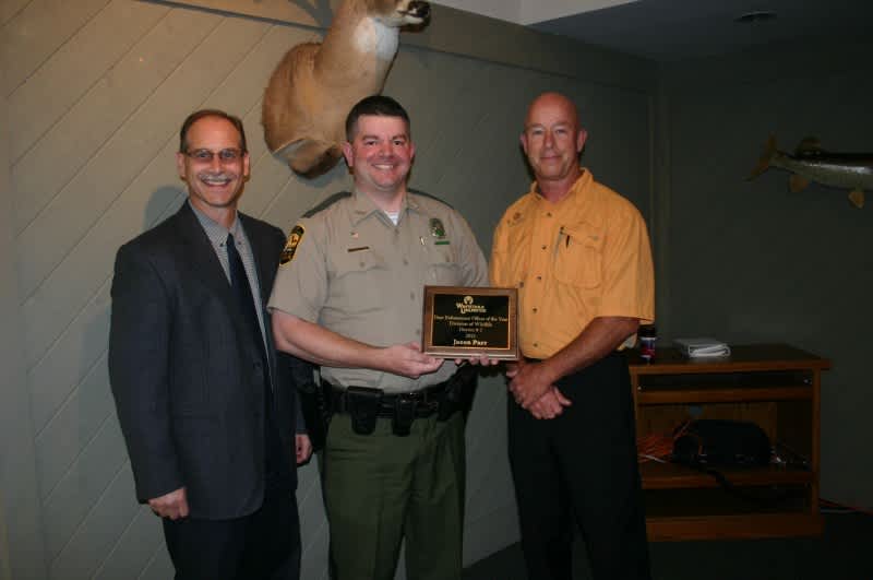 Jason Parr was finalist for Whitetails Unlimited Ohio Wildlife Officer of the Year