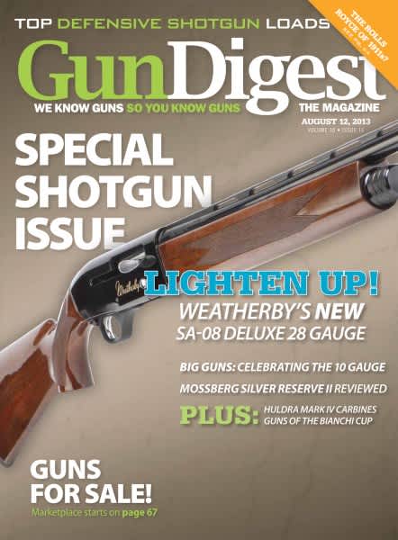 Shotguns Focus of August Gun Digest the Magazine
