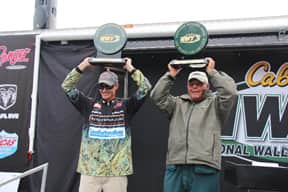 Sprengel and Miller Win Cabela’s National Walleye Tour Event at Sturgeon Bay, Wisconsin