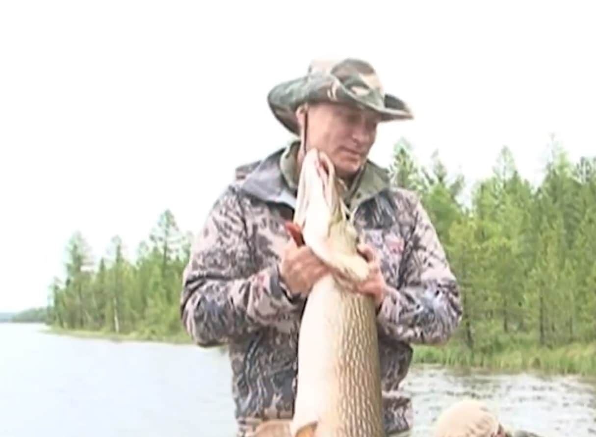 Russian Leader Putin Claims 46-pound Pike Catch, Critics Say Otherwise