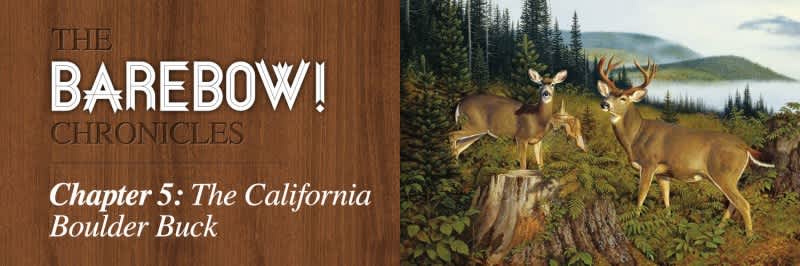 The BAREBOW! Chronicles: The California Boulder Buck