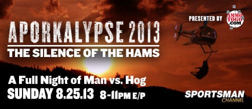 Pig Man & Ted Nugent Return to the Skies for “Aporkalypse 2013” on Sportsman Channel