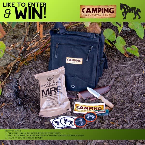 Enter to Win Exciting Prize Package from CampingSurvival.com and Blind Horse Knives