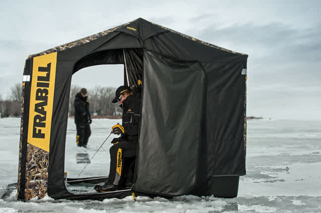 Frabill’s New SideStep Entry Shelters Offer Unprecedented Fishable Space