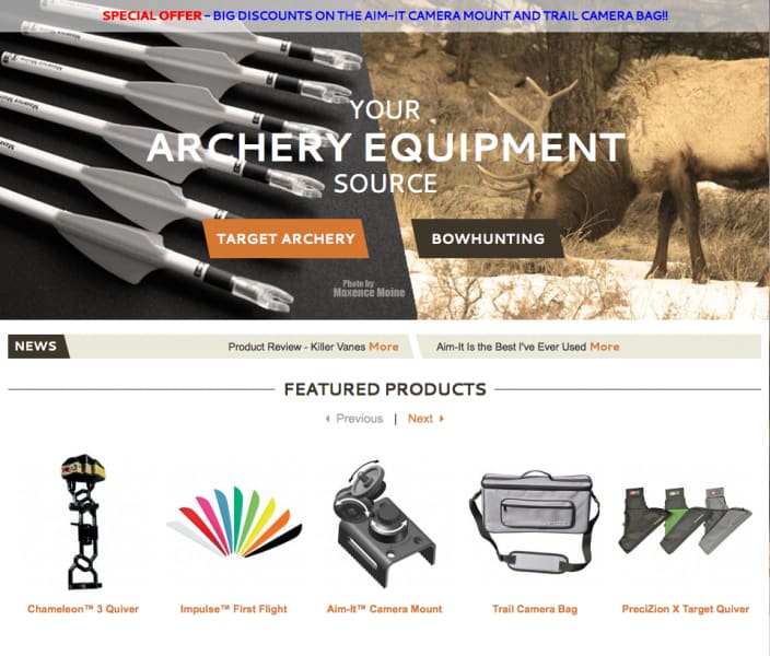 Bohning Archery Announces New & Improved Website