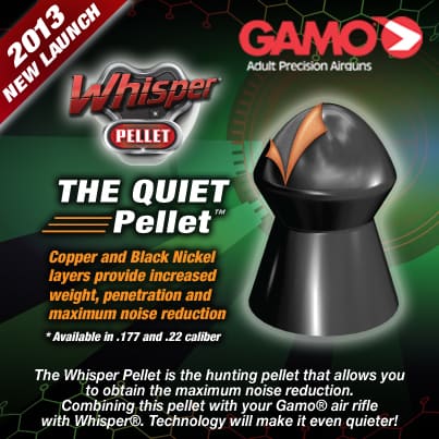 Gamo Outdoor USA Unveiles the WHISPER Hunting Pellet