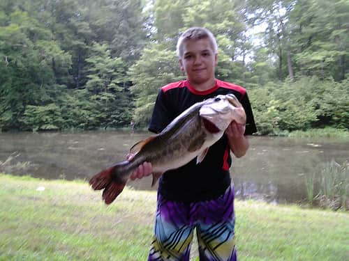 Young Angler Breaks Maryland’s 30-year-old Largemouth Bass Record