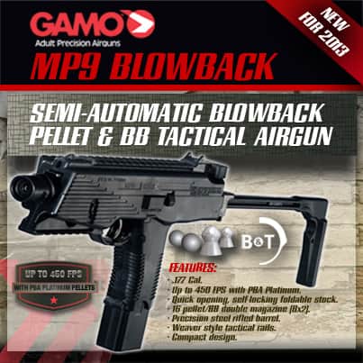 Gamo Unveils the New Powerful MP9 Air Pistol