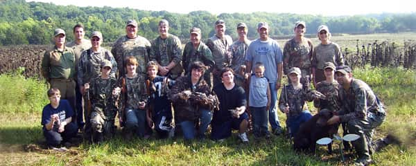 Kansas Youth Dove Hunt at Clinton Wildlife Area Offers September 1