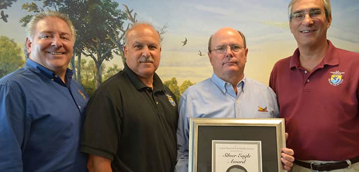 Service Presents Pheasants Forever’s Joe Duggan with Prestigious Silver Eagle Award