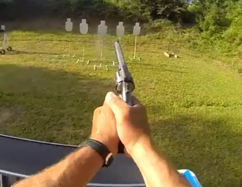 Video: Speed Shooter Jerry Miculek Fires Six .44 Magnum Rounds in One Second