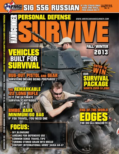 American Handgunner Survive Special Edition Equips Readers for Doomsday Disasters