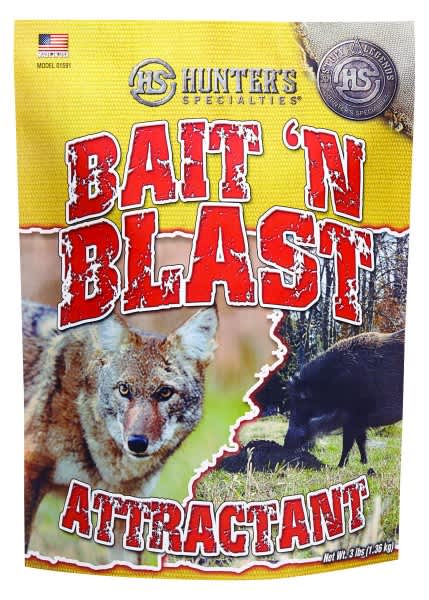 Predators and Hogs Come Looking for an Easy Meal with Bait ‘N Blast Attractant from Hunter’s Specialties