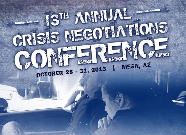 NTOA Hosts 13th Annual Crisis Negotiations Conference at the Mesa, AZ Police Department, Oct. 28-31, 2013