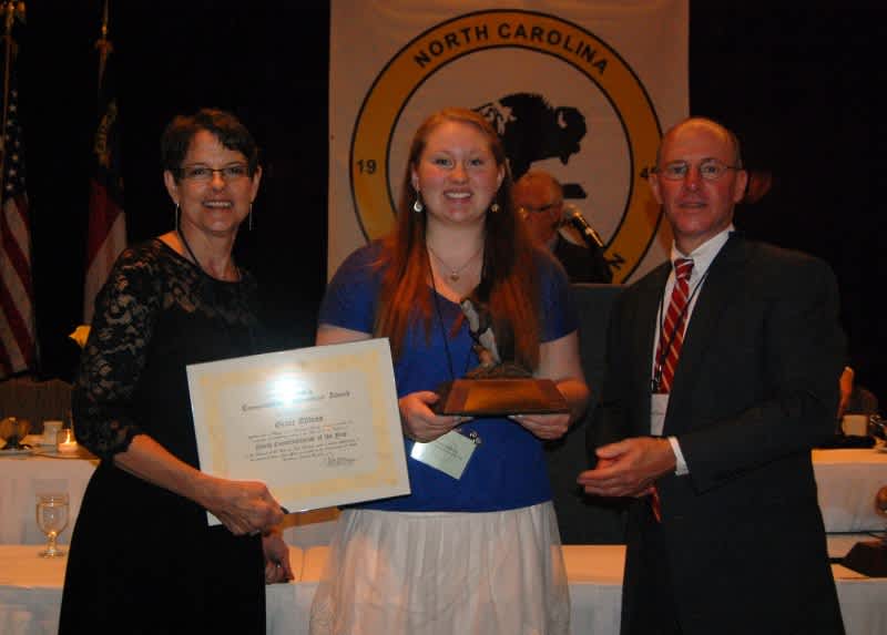 The Rack Pack’s Grace Adkins Named 2013 North Carolina Youth Conservationist of the Year