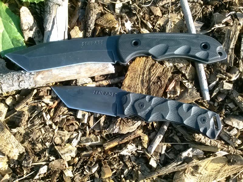 Schrade Fixed Blade SCHF12 and SCHF15 Tanto Knives