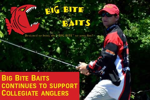 Big Bite Baits Continues Support of Collegiate Anglers