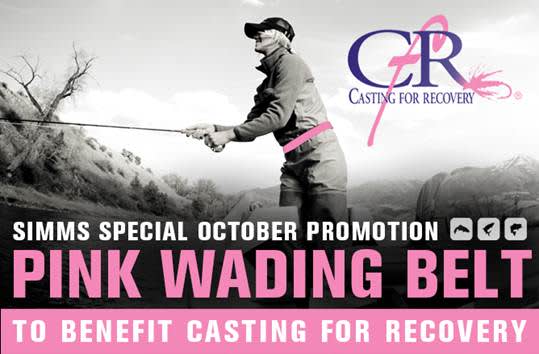 Casting for Recovery to Benefit from Simms Pink Wading Belt