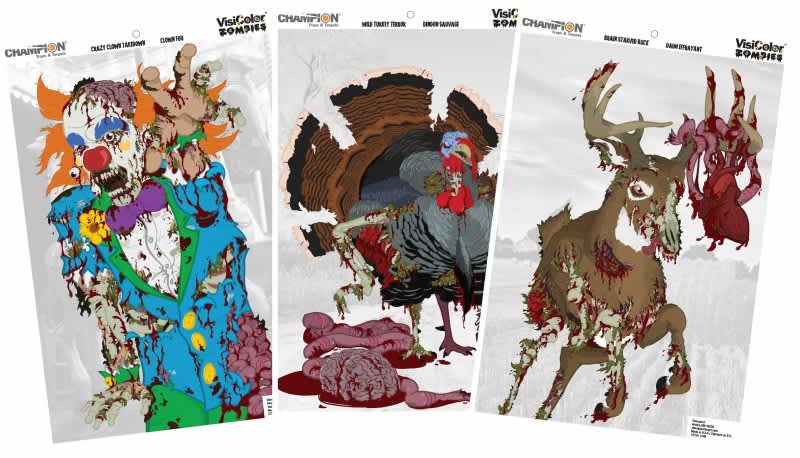 Champion Expands VisiColor Zombie Targets with Cartoons