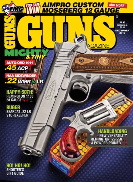 “Mighty & Tiny” Handguns Highlight December Issue of GUNS Magazine