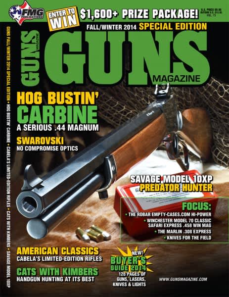Hunters’ Dream Hog Bustin’ Carbine Showcased in GUNS Magazine’s 2014 Special Edition
