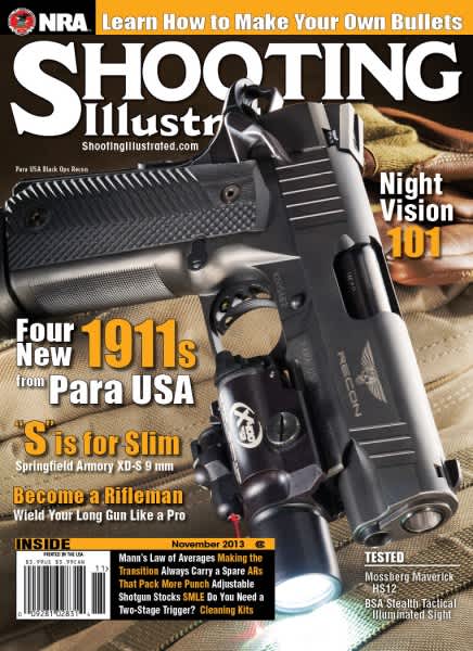 1911s and Night Vision Lead November 2013 Issue of Shooting Illustrated