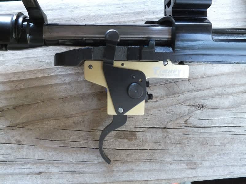 Timney REM Featherweight Deluxe Trigger in a Zastava M85 Mini Mauser
