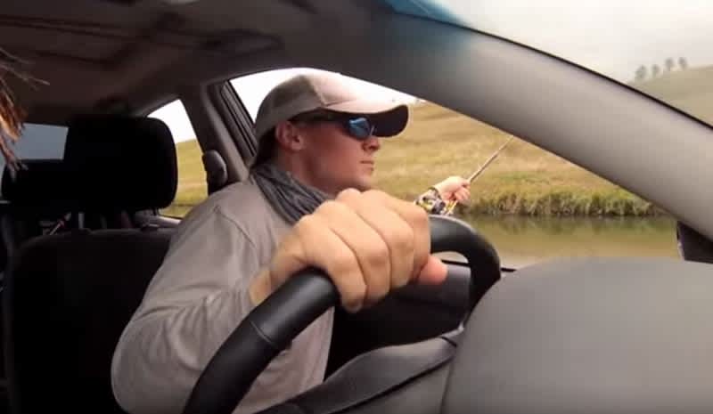 Video: Trolling for Muskie from a Car