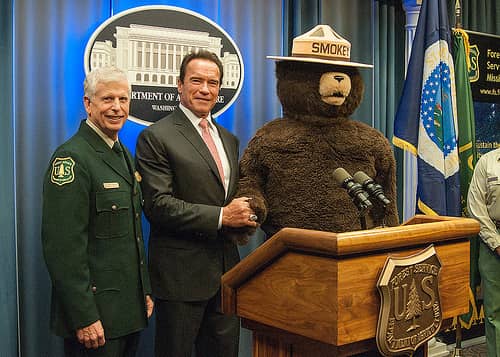 Former California Gov. Schwarzenegger Named Honorary Forest Ranger