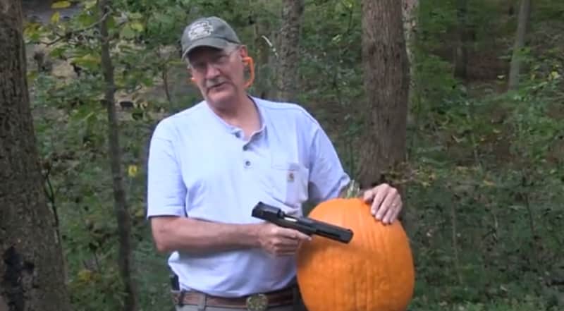 Video: Pumpkin Carving with a Desert Eagle